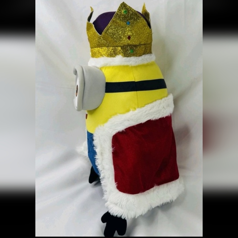 DESPICABLE ME Universal Studios King Bob Minion Large Plush 15" ☆ Rare ☆ - Picture 2 of 8